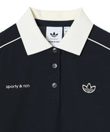 Sporty & Rich x adidas Polo Tee-adidas-Forget-me-nots Online Store