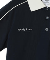 Sporty & Rich x adidas Polo Tee-adidas-Forget-me-nots Online Store