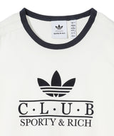 Sporty & Rich x adidas T Shirt-adidas-Forget-me-nots Online Store