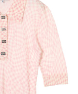 Sheer Cotton Printed Polo-GANNI-Forget-me-nots Online Store