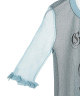 Sheer Jacquard Top-GANNI-Forget-me-nots Online Store