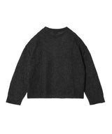 Fine Brushed Alpaca Banana Oversized O-Neck-GANNI-Forget-me-nots Online Store