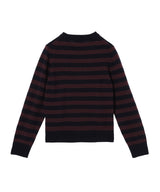 Graphic Wool Mix Poodle Stripe Crewneck-GANNI-Forget-me-nots Online Store
