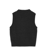 Graphic Wool Mix Flowers Vest-GANNI-Forget-me-nots Online Store