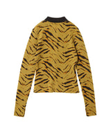 Fine Merino Jacquard Polo-GANNI-Forget-me-nots Online Store