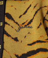 Fine Merino Jacquard Polo-GANNI-Forget-me-nots Online Store