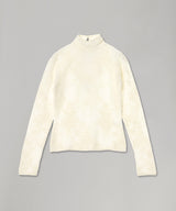 Sheer Flower Jacquard Mockneck-GANNI-Forget-me-nots Online Store