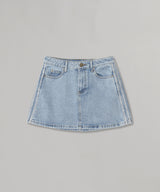 3 Stripes Mini Skirt Denim-adidas-Forget-me-nots Online Store