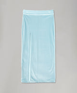 Flex Velvet Side Slit Skirt-kotohayokozawa-Forget-me-nots Online Store