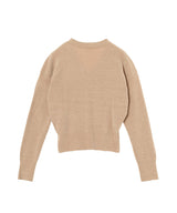 T D V-Neck Knit Top-kotohayokozawa-Forget-me-nots Online Store