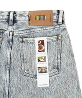 Wave Cut Dyed Skirt-kotohayokozawa-Forget-me-nots Online Store