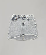 Wave Cut Dyed Skirt-kotohayokozawa-Forget-me-nots Online Store