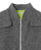 Sliver Hooded Zip Blouson-kotohayokozawa-Forget-me-nots Online Store