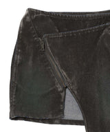 Slashed Denim Skirt-LOADINGROOM-Forget-me-nots Online Store