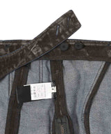 Slashed Denim Skirt-LOADINGROOM-Forget-me-nots Online Store