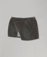 Slashed Denim Skirt-LOADINGROOM-Forget-me-nots Online Store