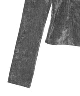 Velvet Strap Zipper Top-LOADINGROOM-Forget-me-nots Online Store