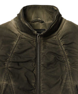 Faux Fur Collar Bomber Jacket-LOADINGROOM-Forget-me-nots Online Store