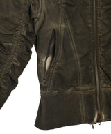 Faux Fur Collar Bomber Jacket-LOADINGROOM-Forget-me-nots Online Store