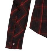 Check Overlay Lace Shirt-LOADINGROOM-Forget-me-nots Online Store