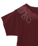 Snake Baby Tee-LOADINGROOM-Forget-me-nots Online Store