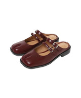 20255_Double Buckle Mule-PAES-Forget-me-nots Online Store