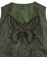 Radio Vest - Python Jacquard Sateen-NEEDLES-Forget-me-nots Online Store