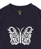 Needles X Kae Tanaka S/S Crew Neck Tee - Poly Jersey / Kt Papillon-NEEDLES-Forget-me-nots Online Store