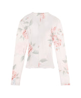 Knotted Jersey Top-rokh-Forget-me-nots Online Store