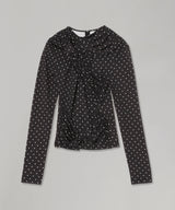 Knotted Jersey Top-rokh-Forget-me-nots Online Store