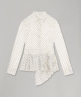 Buttoned Peplum Shirts-rokh-Forget-me-nots Online Store