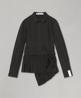 Buttoned Peplum Shirts-rokh-Forget-me-nots Online Store