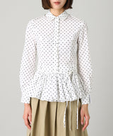 Buttoned Peplum Shirts-rokh-Forget-me-nots Online Store