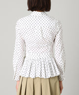 Buttoned Peplum Shirts-rokh-Forget-me-nots Online Store