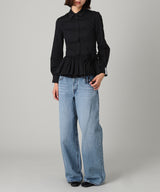 Buttoned Peplum Shirts-rokh-Forget-me-nots Online Store