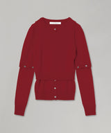 Detachable Sleeve Cardigan And Tank Top-rokh-Forget-me-nots Online Store