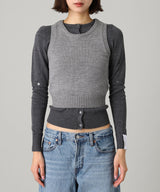 Detachable Sleeve Cardigan And Tank Top-rokh-Forget-me-nots Online Store