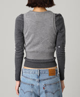 Detachable Sleeve Cardigan And Tank Top-rokh-Forget-me-nots Online Store