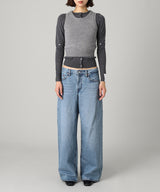 Detachable Sleeve Cardigan And Tank Top-rokh-Forget-me-nots Online Store