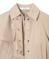 Puff Skirt Buttoned Double Jacket-rokh-Forget-me-nots Online Store