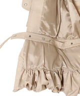 Puff Skirt Buttoned Double Jacket-rokh-Forget-me-nots Online Store