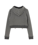 Broken Zip-Up Hoodie-rokh-Forget-me-nots Online Store