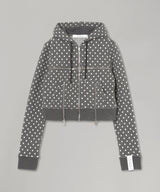 Broken Zip-Up Hoodie-rokh-Forget-me-nots Online Store