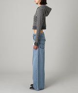 Broken Zip-Up Hoodie-rokh-Forget-me-nots Online Store