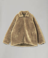 Fur Jacket - Acrylic Pile-Needles-Forget-me-nots Online Store