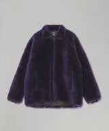 Fur Jacket - Acrylic Pile-Needles-Forget-me-nots Online Store