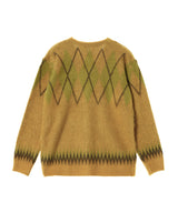 Mohair Cardigan - Argyle-Needles-Forget-me-nots Online Store