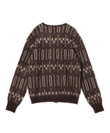 Mohair Cardigan - Geometric-Needles-Forget-me-nots Online Store