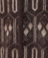 Mohair Cardigan - Geometric-Needles-Forget-me-nots Online Store