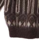 Mohair Cardigan - Geometric-Needles-Forget-me-nots Online Store